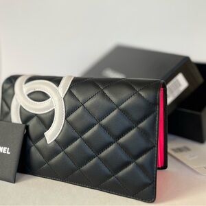 CHANEL Quilted Lambskin Wallet | Lagerfeld Era (made in France)